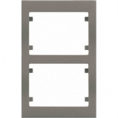 18102-BC Рамка вертикальная для 4-х модулей(2х2), бежевый цемент